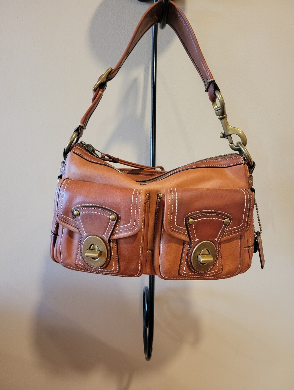 Coach Legacy 65th Anniversary Double Turn-Lock Shoulder Bag - Picture 11 of 13